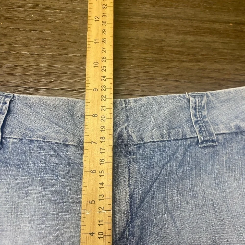 Tommy Hilfiger Light Blue Denim Jean Shorts - Picture 5 of 7